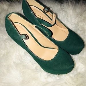 Green heels